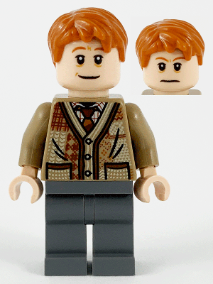 Arthur Weasley - Dark Tan Sweater, Dark Bluish Gray Legs – ХАРИ ПОТЪР