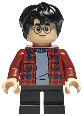 Harry Potter - Dark Red Plaid Flannel Shirt, Black Short Legs – ХАРИ ПОТЪР