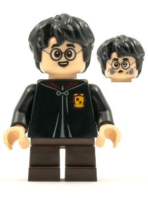 Harry Potter - Black Torso Gryffindor Robe, Dark Brown Short Legs – ХАРИ ПОТЪР