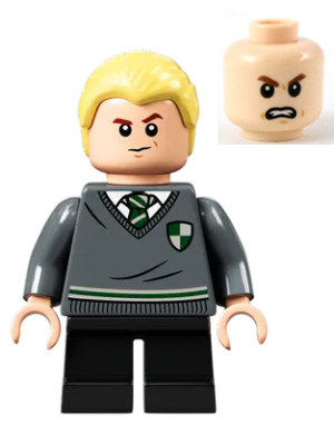 Draco Malfoy - Slytherin Sweater with Crest, Black Short Legs – ХАРИ ПОТЪР
