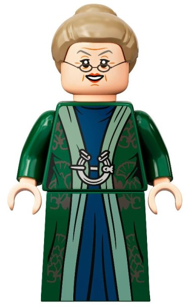 Professor Minerva McGonagall - Dark Green Robe, Dark Tan Hair – ХАРИ ПОТЪР