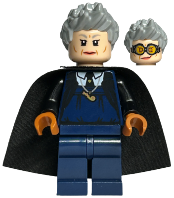 Madam Rolanda Hooch - Dark Blue Outfit, Light Nougat Head, Black Starched Cape – ХАРИ ПОТЪР