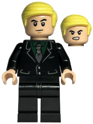 Draco Malfoy - Black Suit, Slytherin Tie, Neutral / Angry – ХАРИ ПОТЪР