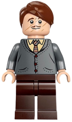 Professor Remus Lupin - Dark Bluish Gray Cardigan, Tan Shirt – ХАРИ ПОТЪР