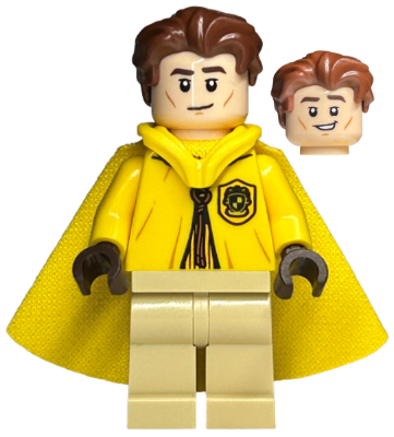 Cedric Diggory - Yellow Hufflepuff Quidditch Uniform with Hood and Cape – ХАРИ ПОТЪР