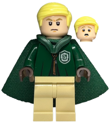 Draco Malfoy - Dark Green Slytherin Quidditch Uniform with Hood and Cape – ХАРИ ПОТЪР