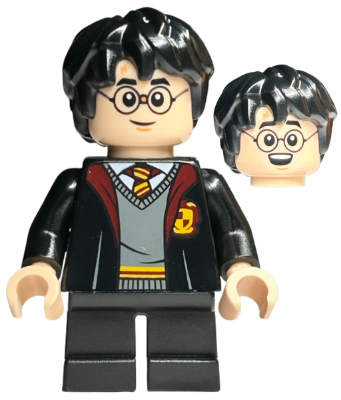 Harry Potter - Gryffindor Robe Open, Black Short Legs, Grin / Open Mouth Smile – ХАРИ ПОТЪР