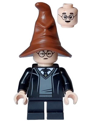 Harry Potter - Hogwarts Robe, Black Tie and Short Legs, Reddish Brown Sorting Hat – ХАРИ ПОТЪР