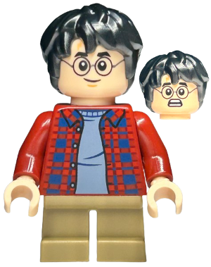 Harry Potter - Dark Red Plaid Flannel Shirt, Dark Tan Short Legs – ХАРИ ПОТЪР