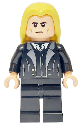 Lucius Malfoy - Black Suit, Bright Light Yellow Hair, Plain Legs – ХАРИ ПОТЪР