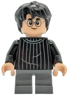 Harry Potter - Black Striped Sweater, Dark Bluish Gray Short Legs – ХАРИ ПОТЪР