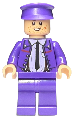 Stanley (Stan) Shunpike - Knight Bus Conductor Uniform with Black Tie and Lavender Shirt – ХАРИ ПОТЪР