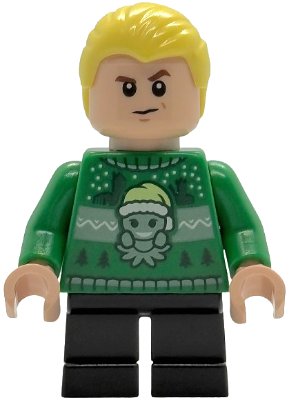 Draco Malfoy - Green Holiday Sweater, Black Short Legs – ХАРИ ПОТЪР