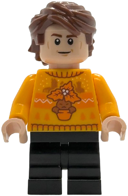 Cedric Diggory - Bright Light Orange Holiday Sweater, Black Medium Legs – ХАРИ ПОТЪР