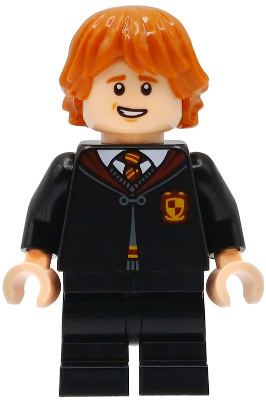 Ron Weasley - Gryffindor Robe Clasped, Black Medium Legs, Open Mouth Smile – ХАРИ ПОТЪР