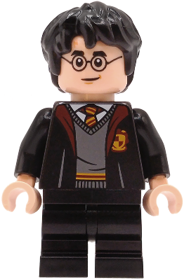 Harry Potter - Gryffindor Robe Open, Black Medium Legs, Hair Thick and Messy – ХАРИ ПОТЪР