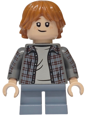 Ron Weasley - Plaid Shirt, Printed Arms, Sand Blue Short Legs – ХАРИ ПОТЪР