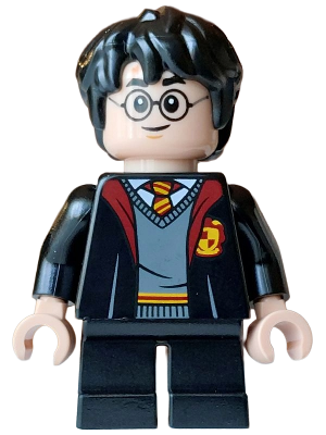 Harry Potter - Gryffindor Robe Open, Black Short Legs, Grin / Reddish Brown Eyebrows – ХАРИ ПОТЪР