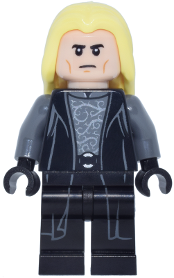 Lucius Malfoy - Death Eater Outfit, Bright Light Yellow Hair, Printed Legs – ХАРИ ПОТЪР