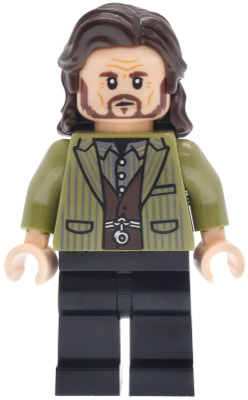 Sirius Black - Dark Brown Hair, Olive Green Jacket, Black Plain Legs – ХАРИ ПОТЪР