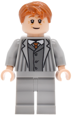 Arthur Weasley - Light Bluish Gray Suit, Wrinkles, Smile / Frown – ХАРИ ПОТЪР