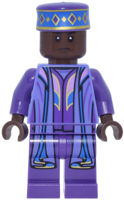 Kingsley Shacklebolt - Umber, Blue Violet and Dark Purple Robe – ХАРИ ПОТЪР
