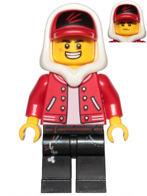 Jack Davids - Red Jacket with Cap and Hood (Large Smile / Grumpy) – СКРИТАТА СТРАНА