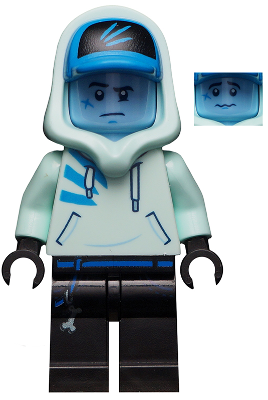 Jack Davids - Light Aqua Hoodie with Cap and Hood (Bright Light Blue Head) – СКРИТАТА СТРАНА