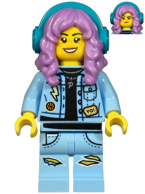 Parker L. Jackson - Denim Jacket with Headphones (Smile / Grumpy) – СКРИТАТА СТРАНА