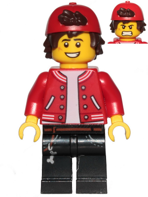 Jack Davids - Red Jacket with Backwards Cap (Large Smile with Teeth / Angry) – СКРИТАТА СТРАНА