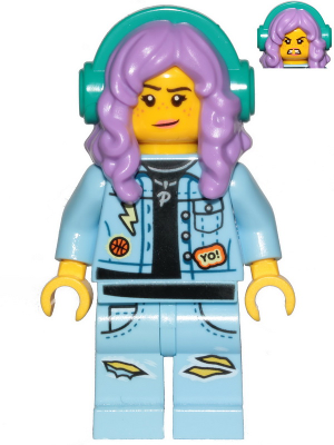 Parker L. Jackson - Denim Jacket with Headphones (Crooked Smile / Angry) – СКРИТАТА СТРАНА
