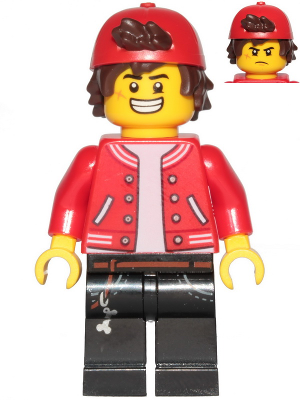 Jack Davids - Red Jacket with Backwards Cap (Large Smile / Grumpy) – СКРИТАТА СТРАНА