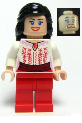 Marion Ravenwood - White Shirt with Dark Red Sash, Red Legs – ИНДИАНА ДЖОУНС