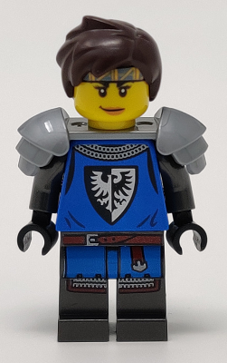Black Falcon - Female, Pearl Dark Gray Detailed Legs, Flat Silver Shoulder Pads – ЛЕГО ИДЕИ
