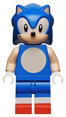 Sonic the Hedgehog - Light Nougat Face and Arms, Grin to Right – ЛЕГО ИДЕИ