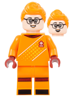 Soccer Goalie, Female, Orange Uniform, Light Nougat Skin, Orange Hair – ЛЕГО ИДЕИ