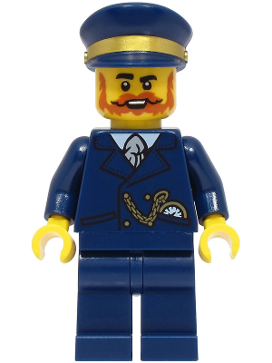 Railway Station Manager - Dark Blue Suit and Cap – ЛЕГО ИДЕИ