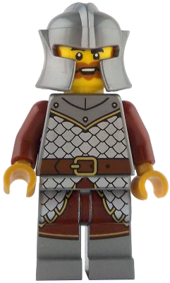 Griffin Knight - Male, Dark Orange Beard – ЛЕГО ИДЕИ
