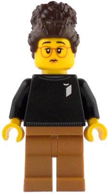 LEGO Ideas Designer - Female, Black Sweater with LEGO Ideas Logo, Medium Nougat Legs – ЛЕГО ИДЕИ