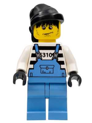 Xtreme Stunts Brickster Henchman with Medium Blue Overalls #2 – ЕКСТРЕМНИ ОСТРОВНИ КАСКАДИ