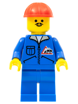 Bulldozer Logo - Blue Legs, Red Construction Helmet – ГРАДСКИ