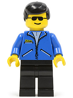 Jacket Blue - Black Legs, Black Male Hair, Sunglasses – ГРАДСКИ