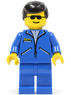 Jacket Blue - Blue Legs, Black Male Hair, Sunglasses – ГРАДСКИ