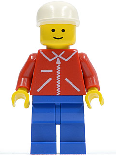 Jacket Red with Zipper - Red Arms - Blue Legs, White Cap – ГРАДСКИ