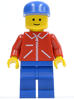 Jacket Red with Zipper - Red Arms - Blue Legs, Blue Cap – ГРАДСКИ