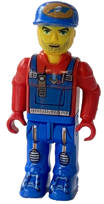 Crewman with Blue Overalls, Red Shirt – ЗА ДЖУНИЪРИ