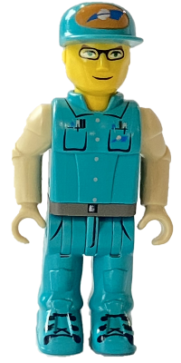 Crewman with Dark Turquoise Shirt and Pants, Tan Arms – ЗА ДЖУНИЪРИ