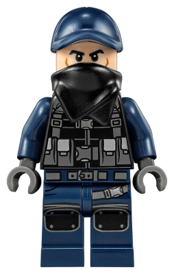 ACU Guard - Male, Dark Blue Cap, Light Nougat Head, Black Bandana – ДЖУРАСИК СВЯТ
