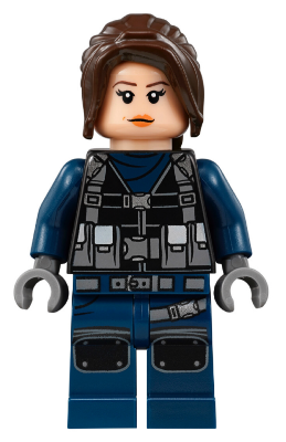 ACU Guard - Female, Dark Brown Hair, Light Nougat Head – ДЖУРАСИК СВЯТ