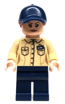 Park Worker - Female, Tan Shirt, Dark Blue Legs and Cap – ДЖУРАСИК СВЯТ